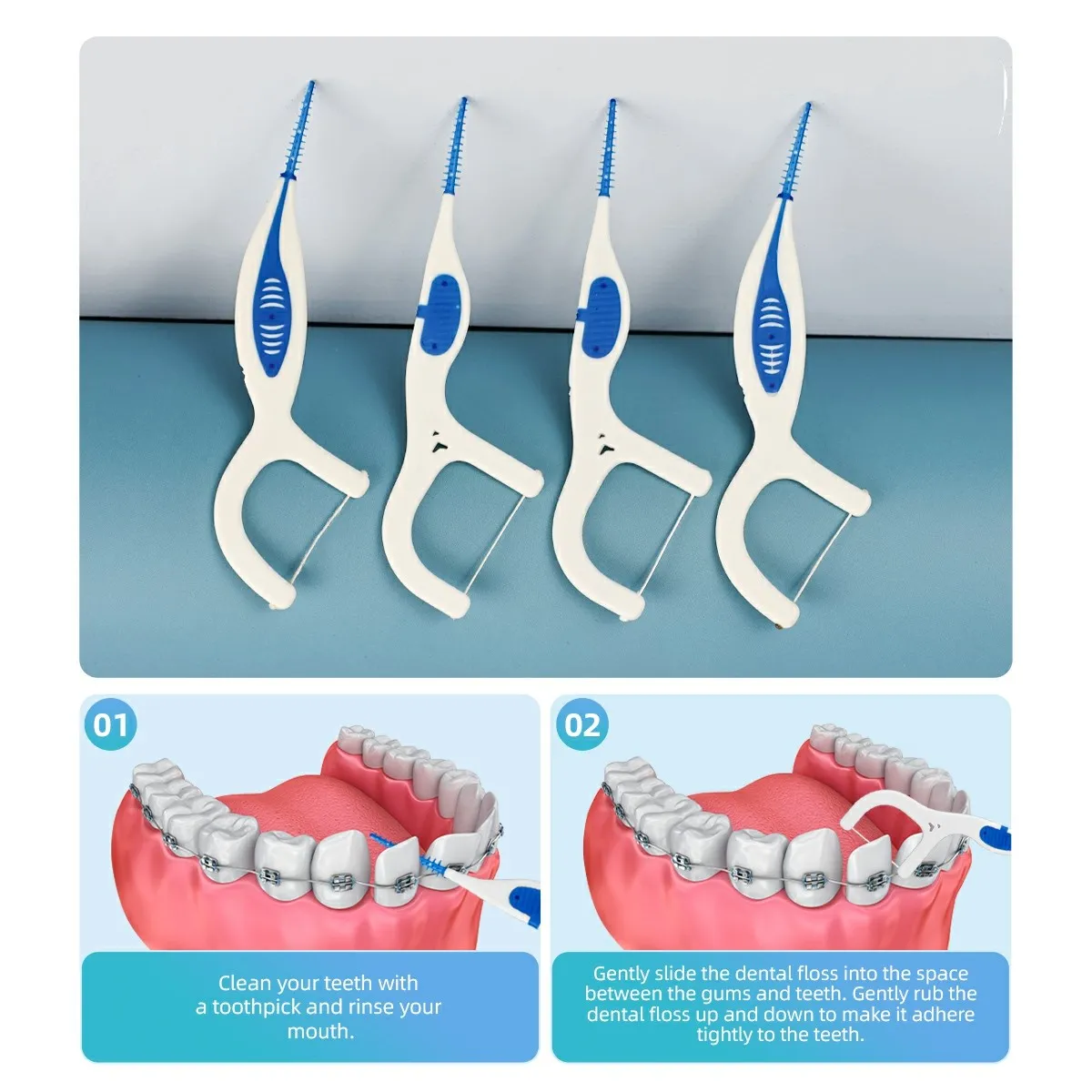 Rubber Interdental Picks Application Rubber Interdental Picks Application